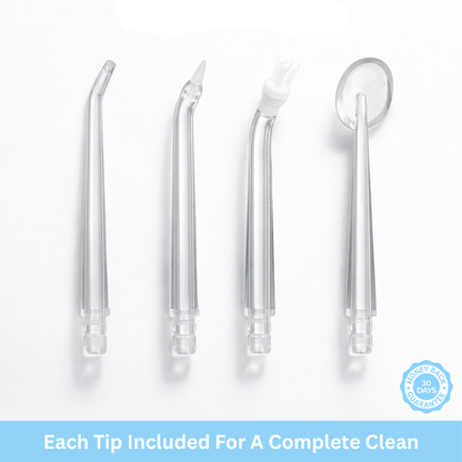HealthySmyle™ Premium Replacement Water Flosser Tips | 4-pack
