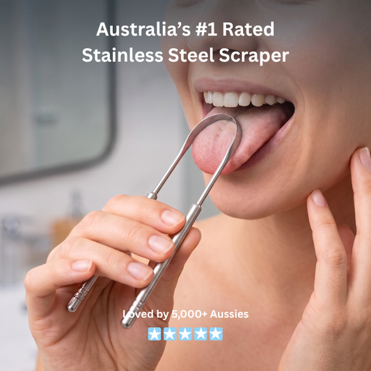 HealthySmyle™ Stainless Steel Tongue Scraper